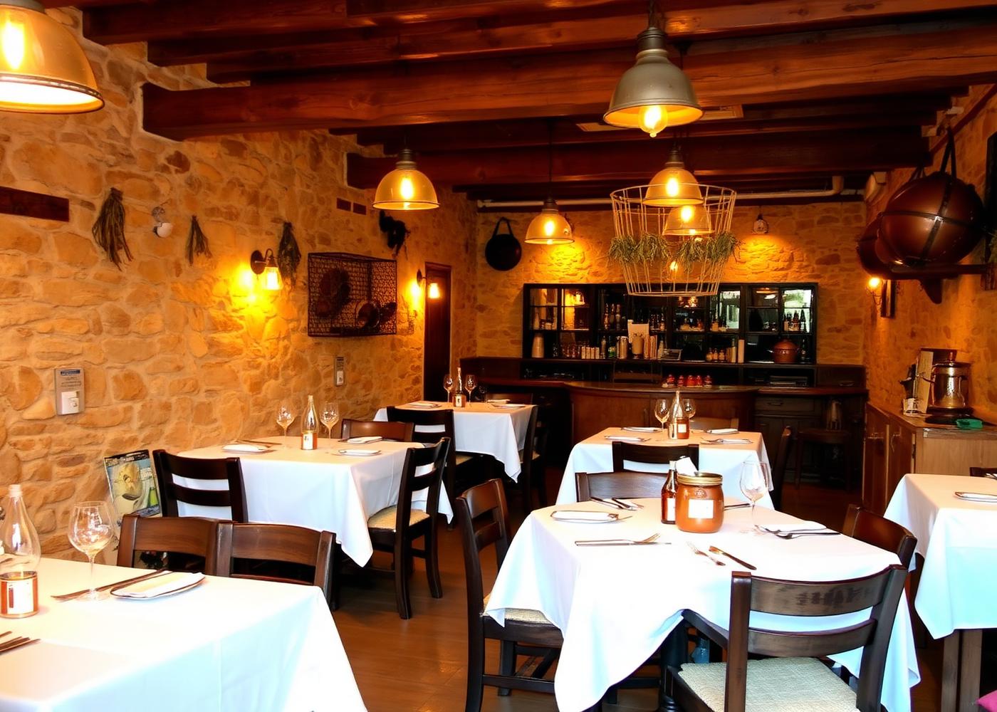 Interior of Kypriaki Taverna